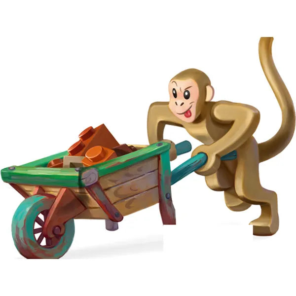 LEGO Monkey Palace lépcsőépítő társasjáték, 231 elem