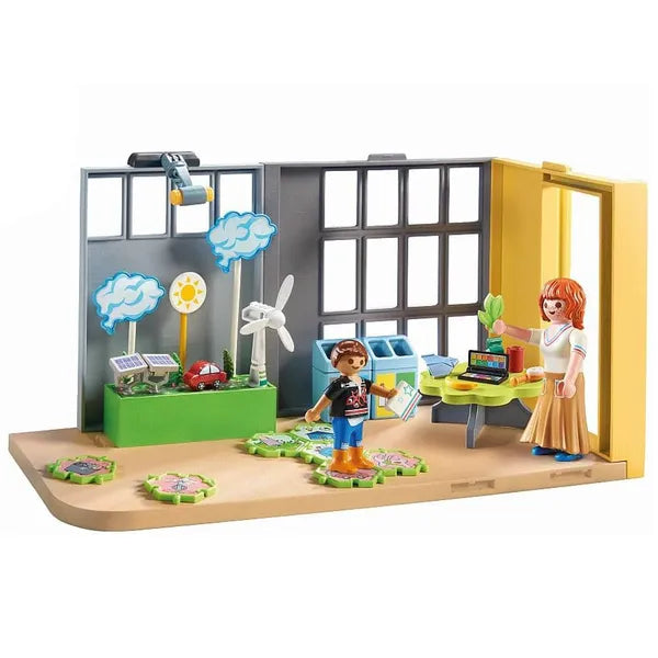 Playmobil iskola bővítő készlet – 52 db, környezettudomány