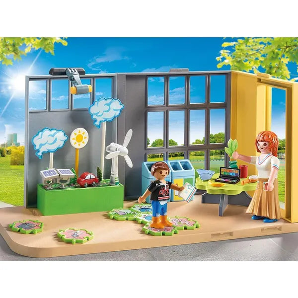 Playmobil iskola bővítő készlet – 52 db, környezettudomány