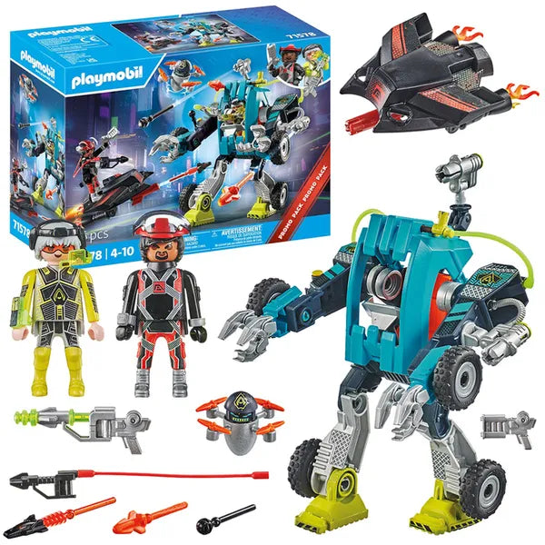 Playmobil Robot vs. Sikló építőjáték, 96 db-os szett