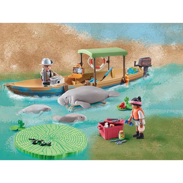 Playmobil Wiltopia csónaktúra 71 darabos építőjáték készlet