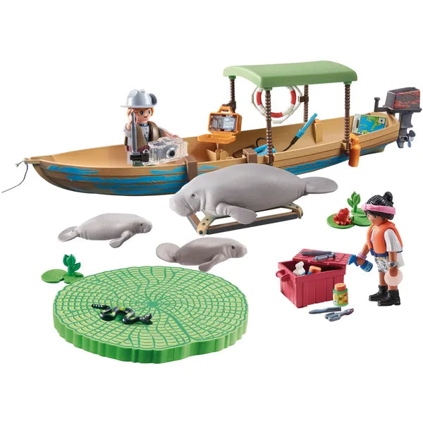 Playmobil Wiltopia csónaktúra 71 darabos építőjáték készlet