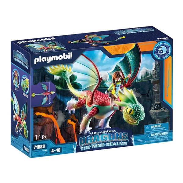 Playmobil 71083 sárkány figura és Alex, 14 részes játékkészlet