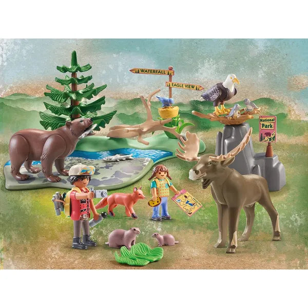 Playmobil Wiltopia Észak-amerikai állatok építőjáték készlet, 54 db