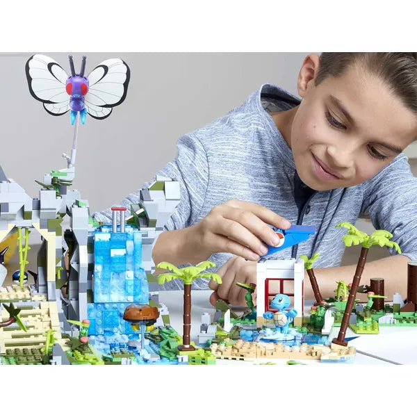 MEGA Pokémon Dzsungel kaland építőkészlet, 1362 db, 4 figurával