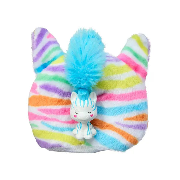 Barbie Cutie Reveal szivárvány zebra baba 29 cm, színváltós kiegészítőkkel