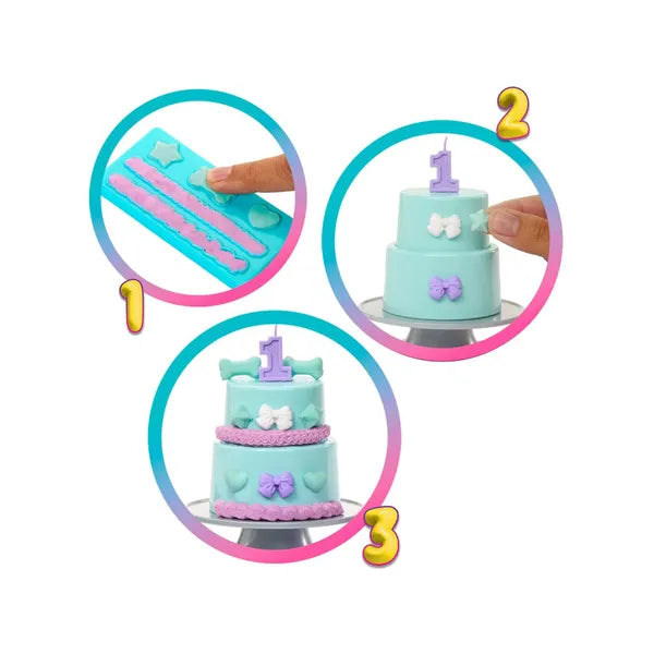 Barbie Party Unboxed szülinapi készlet corgival, 10 meglepetéssel