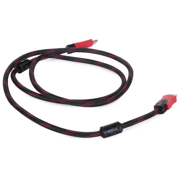 HDMI 2.0 prémium kábel 1,8 m, 4K UHD/3D, aranyozott, nylon fonott