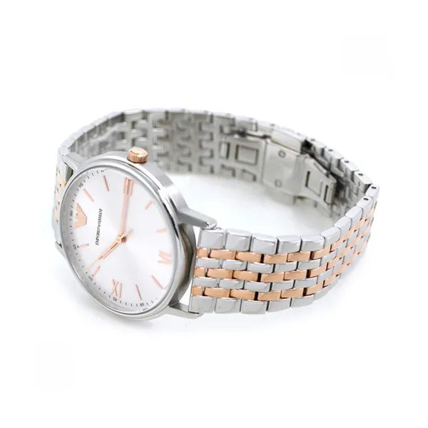 Emporio Armani AR11093 férfi karóra, 41 mm, rozéarany-ezüst, WR50