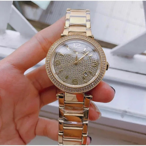 Női karóra Michael Kors Parker MK6510, arany, rozsdamentes acél, WR100