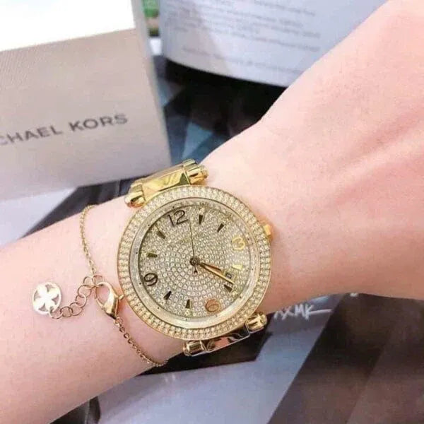 Női karóra Michael Kors Parker MK6510, arany, rozsdamentes acél, WR100
