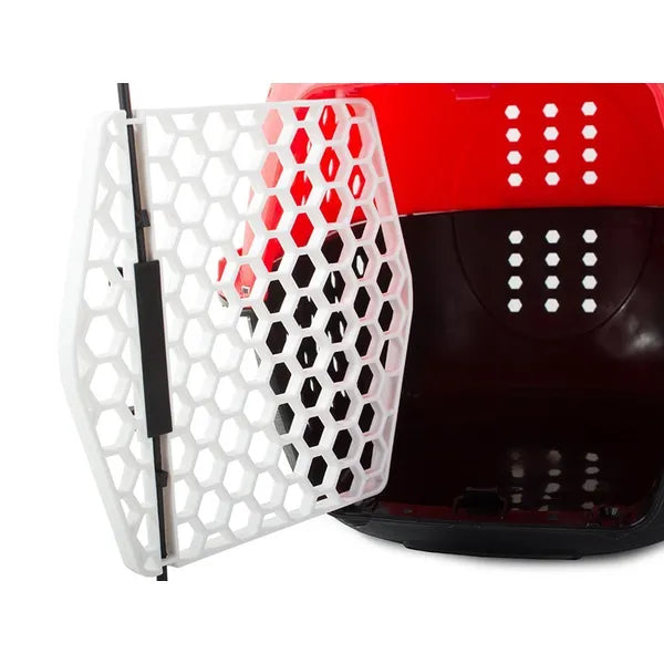 Utazó kisállat szállítóbox, piros, 48 cm