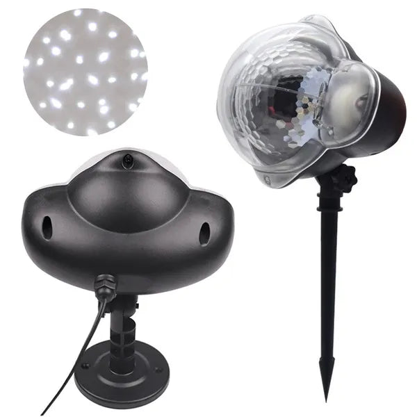 Karácsonyi RGB LED lézer fénygömb projektor, kültéri-beltéri, USB/230V