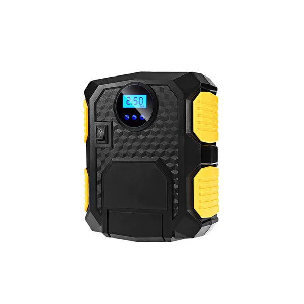 Autós digitális kompresszor 12 V, 150 PSI/10 bar, LCD kijelző, LED lámpa