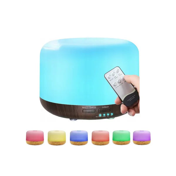 Ultrahangos 300 ml aromadiffúzor és párásító, RGB fény, távirányító