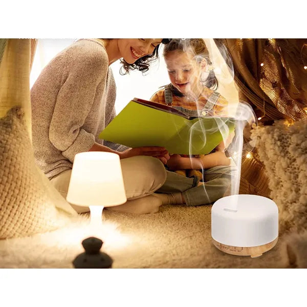 Ultrahangos 300 ml aromadiffúzor és párásító, RGB fény, távirányító