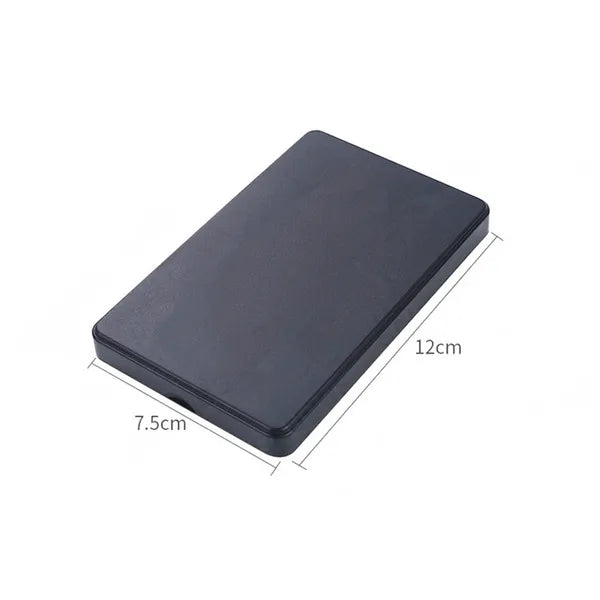 2,5" HDD/SSD külső ház, USB 3.0, SATA, fekete