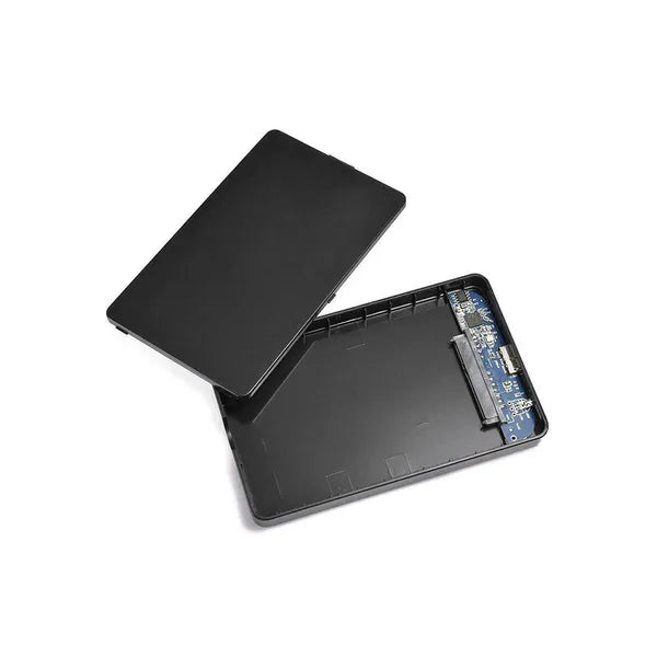 2,5" HDD/SSD külső ház, USB 3.0, SATA, fekete