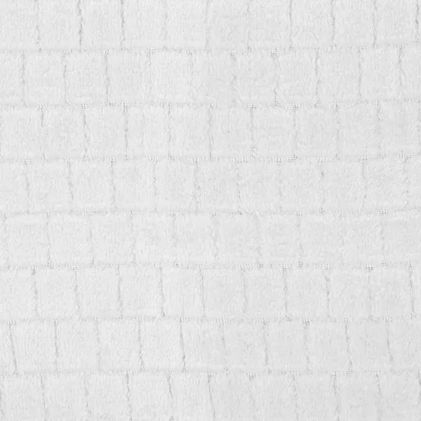 Világosszürke dombornyomott poliészter pléd 170×210 cm