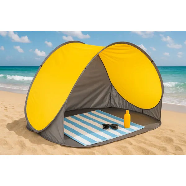 Pop-up strandsátor UV-védelemmel 213x121x100 cm hordtáskával