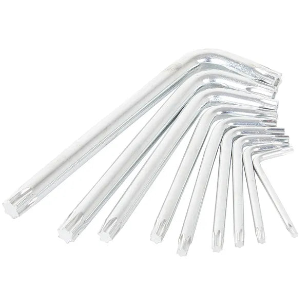 Torx imbuszkulcs készlet 9 darabos, T10-T50 (1,5–10 mm)