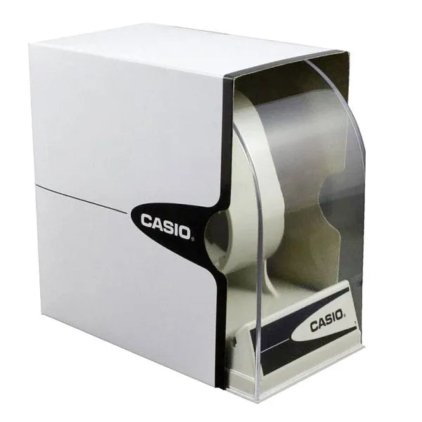 Casio unisex karóra, fekete-fehér, 36 mm, quartz, WR50, díszdoboz