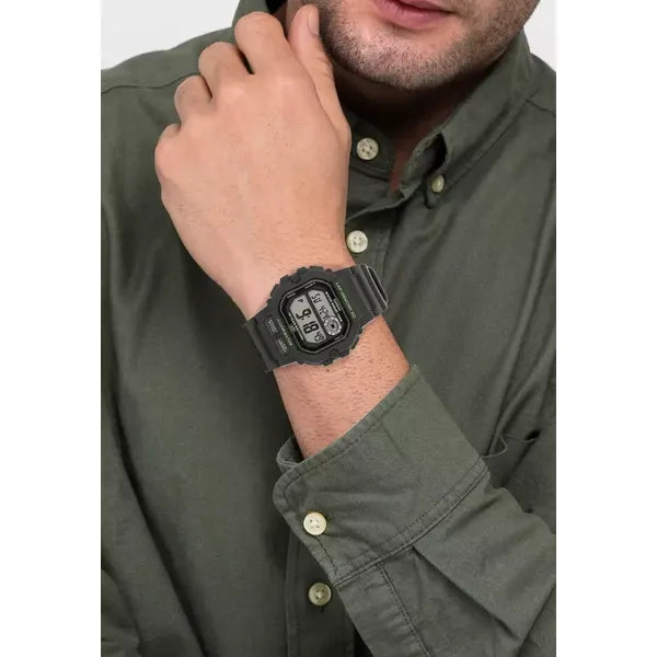 Casio WS-1400H-1A férfi sport digitális karóra, fekete, WR100M