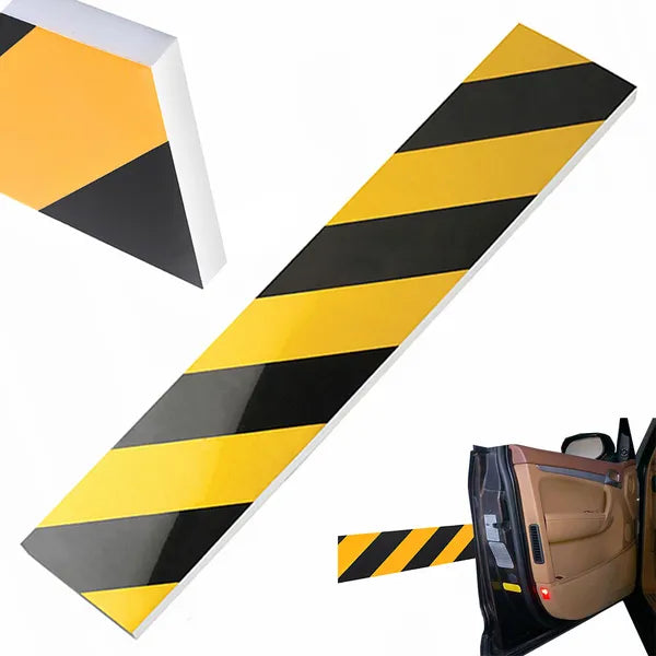Öntapadós garázsfal védőhab autóajtóhoz, 50×10 cm, sárga-fekete
