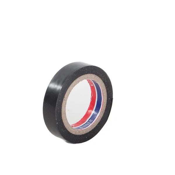 Erős PVC szigetelőszalag, fekete, vízálló, 17 mm × 18 m