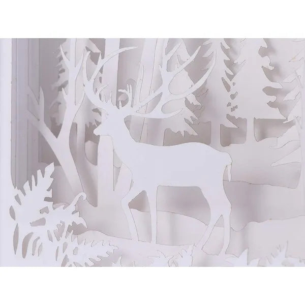 3D papírkivágás éjjeli lámpa gyerekszobába USB/AA 15×20 cm