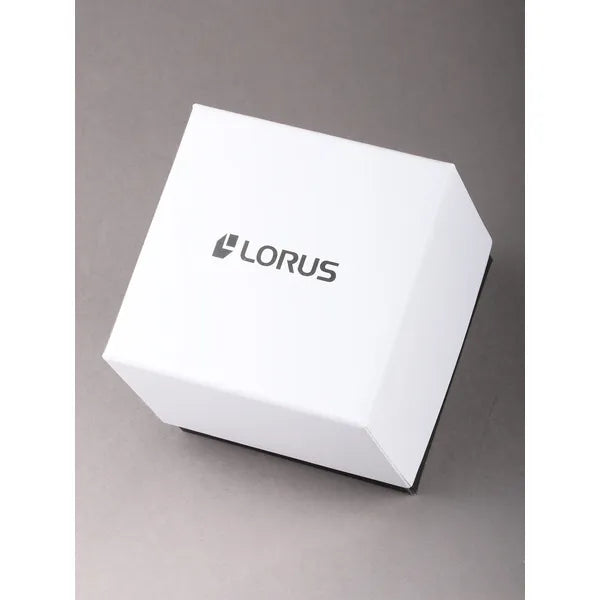 Lorus férfi karóra, 40 mm, rozsdamentes acél, fekete számlap