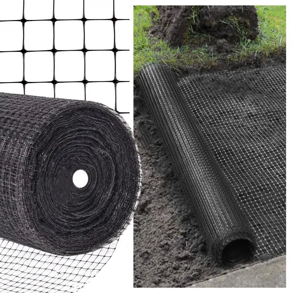 Vakondháló, UV-álló PP, 2 m x 50 m, 16 mm szem, 30 g/m²