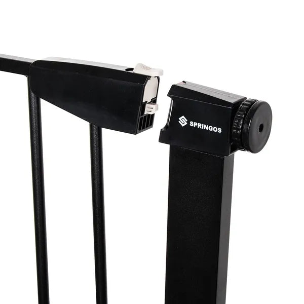 Önzáró fém biztonsági ajtórács, 104-110 cm, 74 cm magas