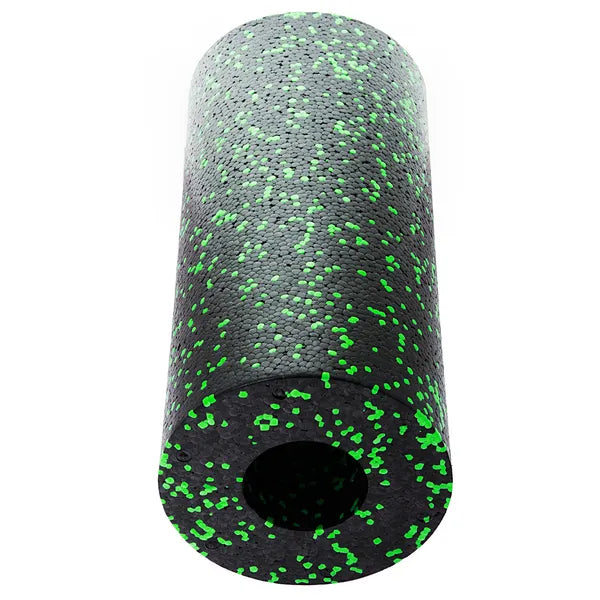 Springos SMR masszázshenger 30 cm, kemény, 15 cm átmérő, fekete/zöld