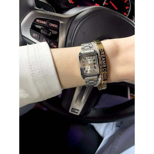 Casio LTP-V007SG-9B női karóra, ezüst-arany acél, kvarc, WR30 + díszdoboz