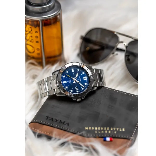 Casio férfi karóra MTP-VD01D-2E, acél, kék számlap, WR50