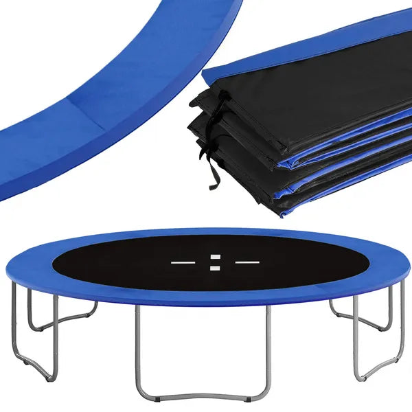 Kék PVC trambulin peremvédő, 244 cm (8 FT), 24 cm széles, EPE hab