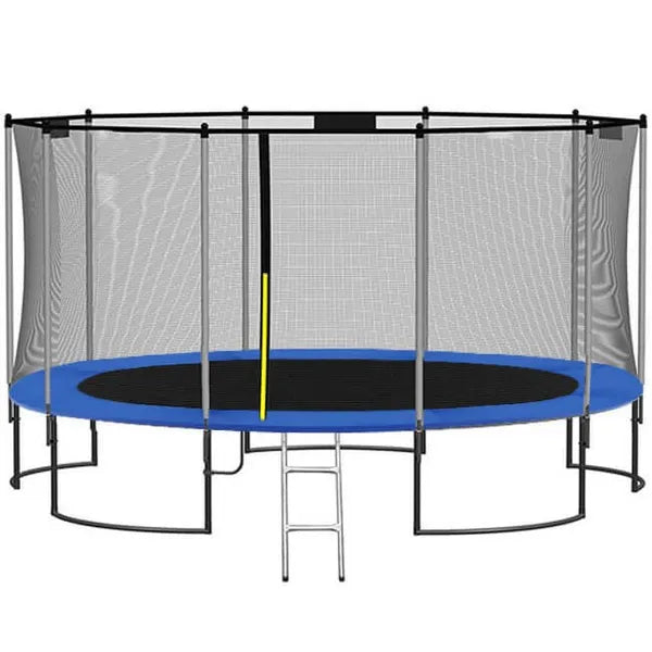 Kék PVC trambulin peremvédő, 244 cm (8 FT), 24 cm széles, EPE hab