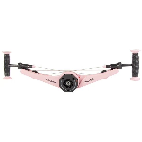 Állítható ellenállású fitnesz expander, 4 fokozat, 65 cm, szürke