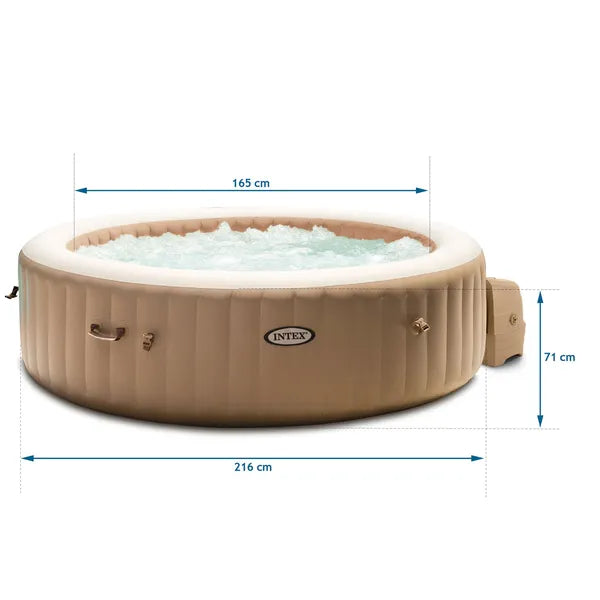 Intex felfújható jacuzzi 6 főre 216x71cm, hidromasszázs, prémium kiegészítők
