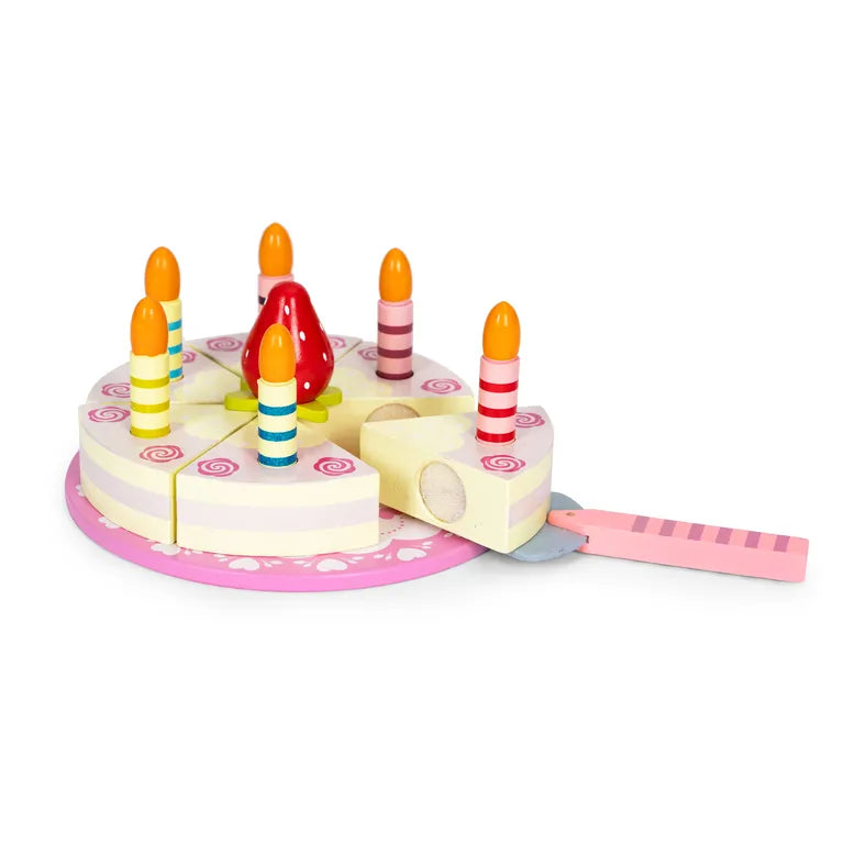 Fa Születésnapi Torta Készlet Gyerekeknek, Velcróval, 16 Elem | TL10032