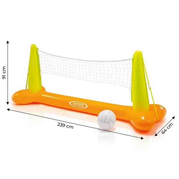 Intex felfújható vízi röplabdaszett labdával, 239×64×91 cm, vinil