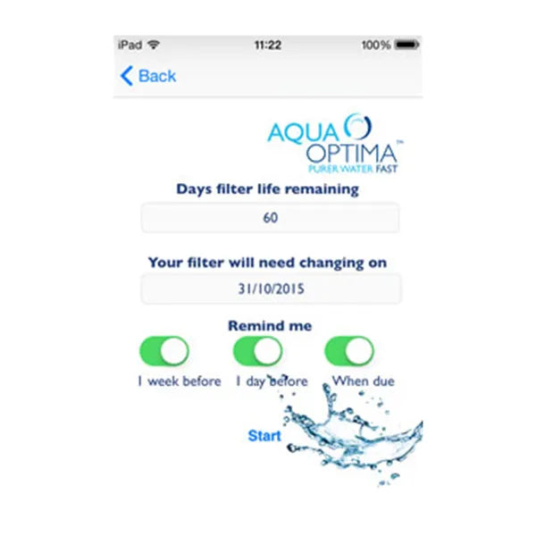 Aqua Optima Oria 2,8 l vízszűrő kancsó 60 napos szűrővel + 600 ml kulacs