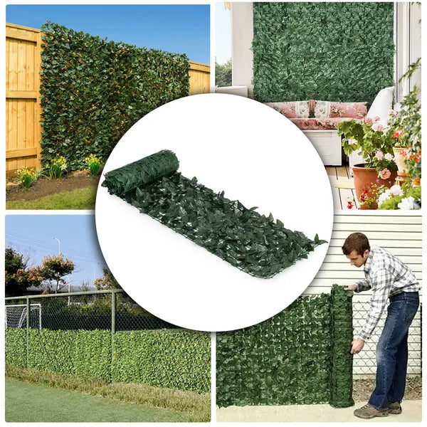 Műsövény háló 300×50 cm – UV-álló sötétzöld balkon és kerítés takarás