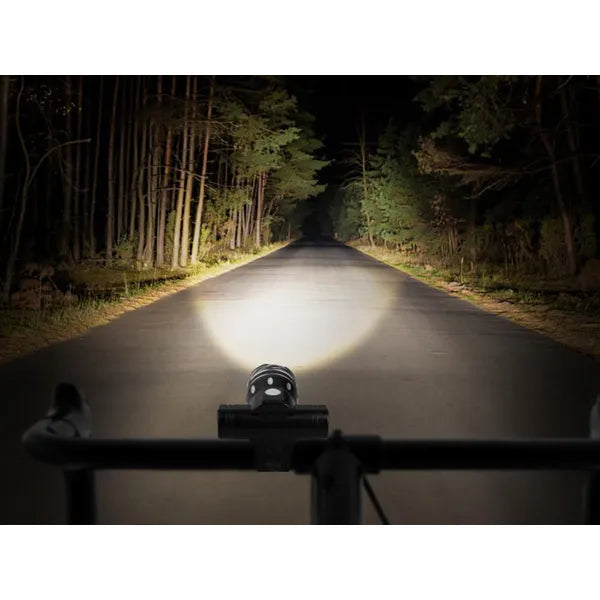 USB-töltésű LED T6 kerékpár lámpaszett, első-hátsó, vízálló 3+4 mód