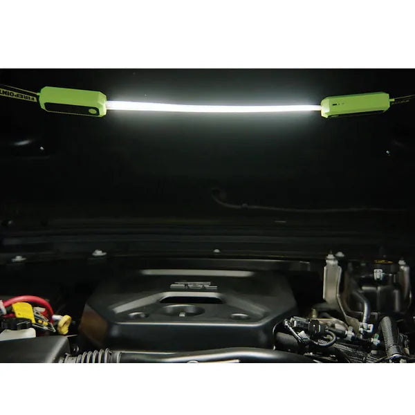 Akkumulátoros LED motorháztető alatti műhelylámpa, 125-182 cm, 1000 lm