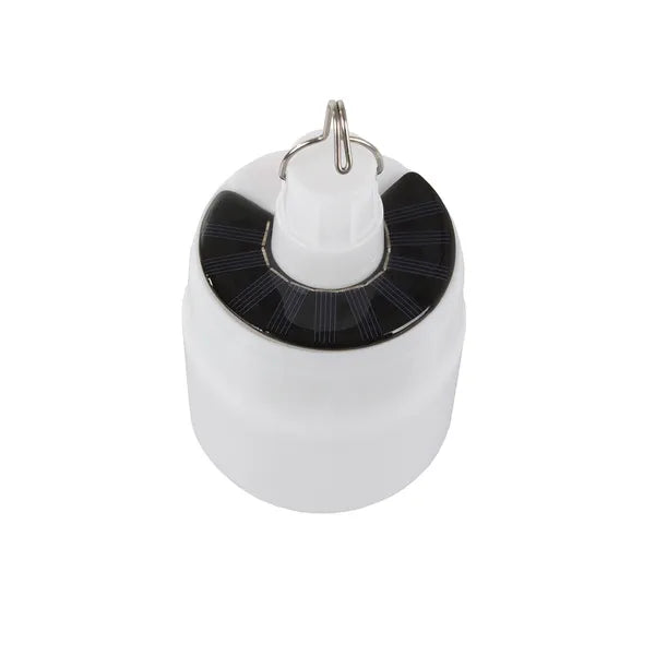 Napelemes kempinglámpa 33 LED-del, USB tölthető, 3 fényfokozat, akasztó