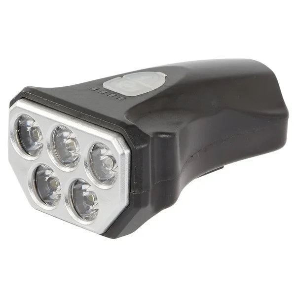 Első kerékpár lámpa 5 LED, USB-tölthető, IPX4 vízálló