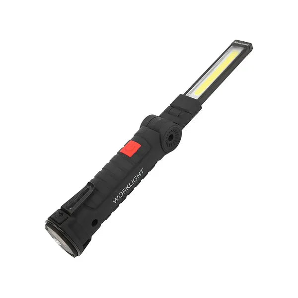 5 az 1-ben mágneses szerelőlámpa, COB LED, USB-s tölthető, kihajtható kar
