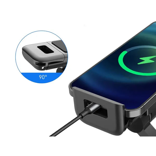 Autós fejtámlára szerelhető univerzális tablet- és mobiltartó, 11,5–20,5 cm